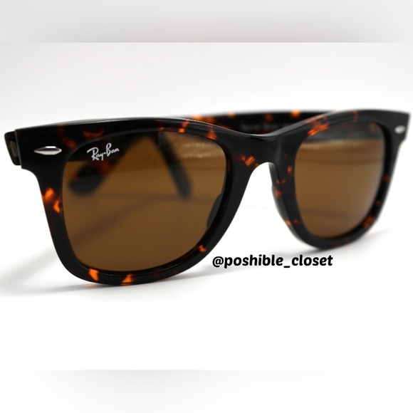 Model Display Ray-Ban RB2140 Wayfarer Tortoise Brown main image 8